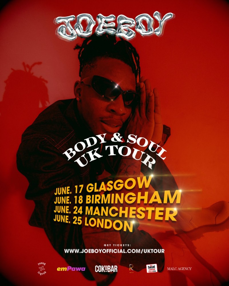 Joeboy to thrill UK with ‘Body & Soul’ tour