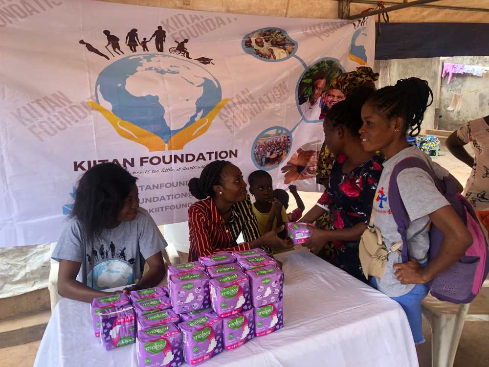 Kiitan Foundation breaks the menstrual barrier, empowering girls across Africa