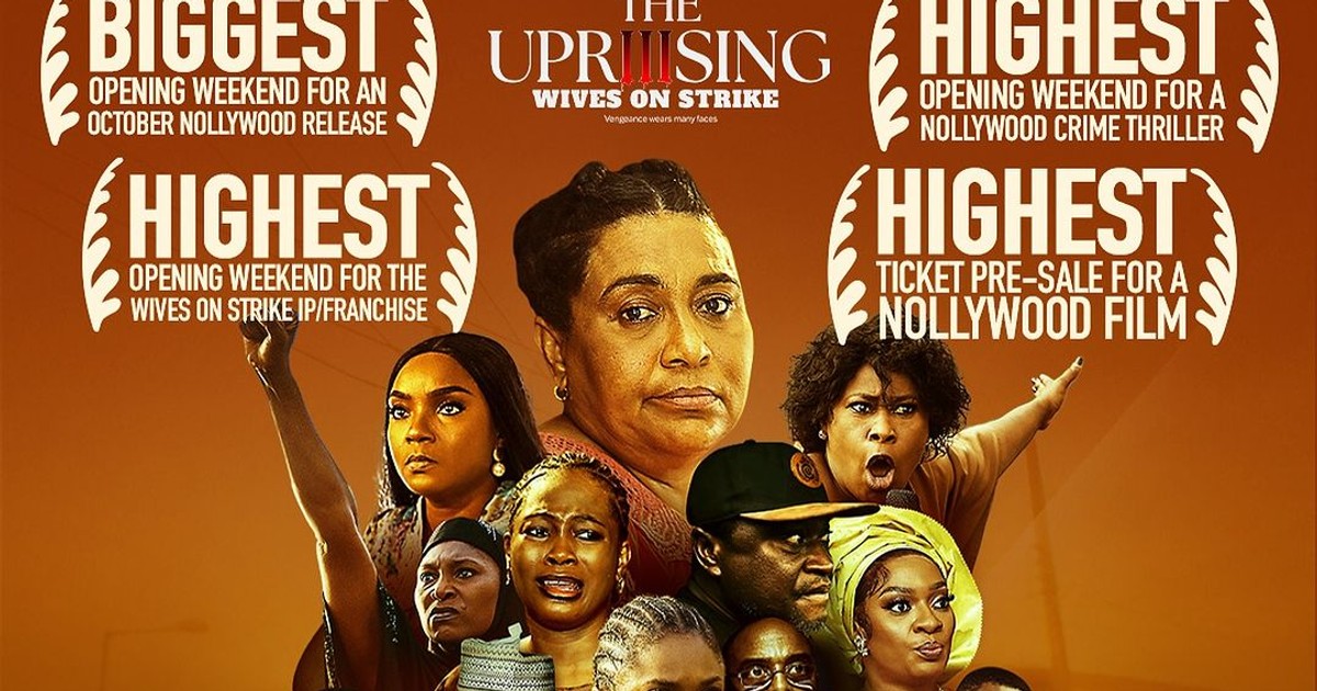 Oboli’s ‘The Uprising: Wives on Strike 3’ tops West African Box Office