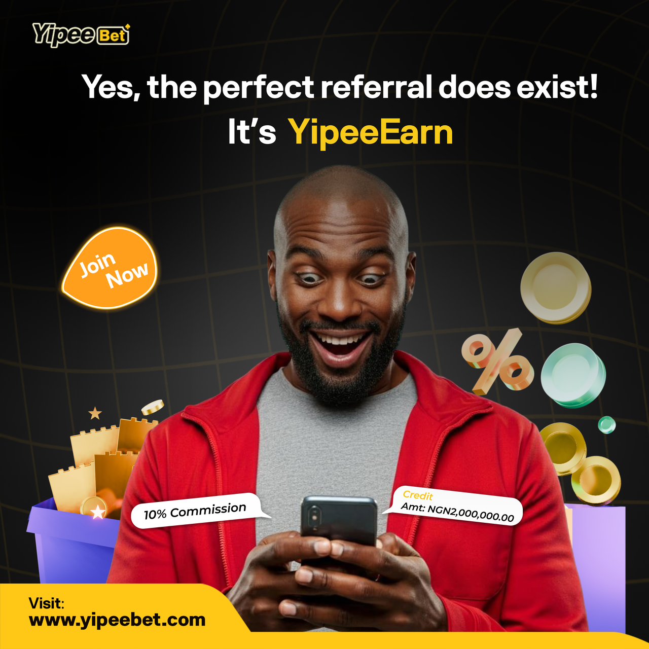 Refer Your Padi Dem, Chop Better Money for YipeeEarn!