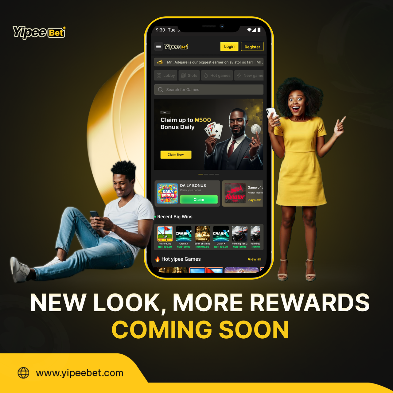 New Look, New Rewards: Excitement Is Coming to YipeeBet!