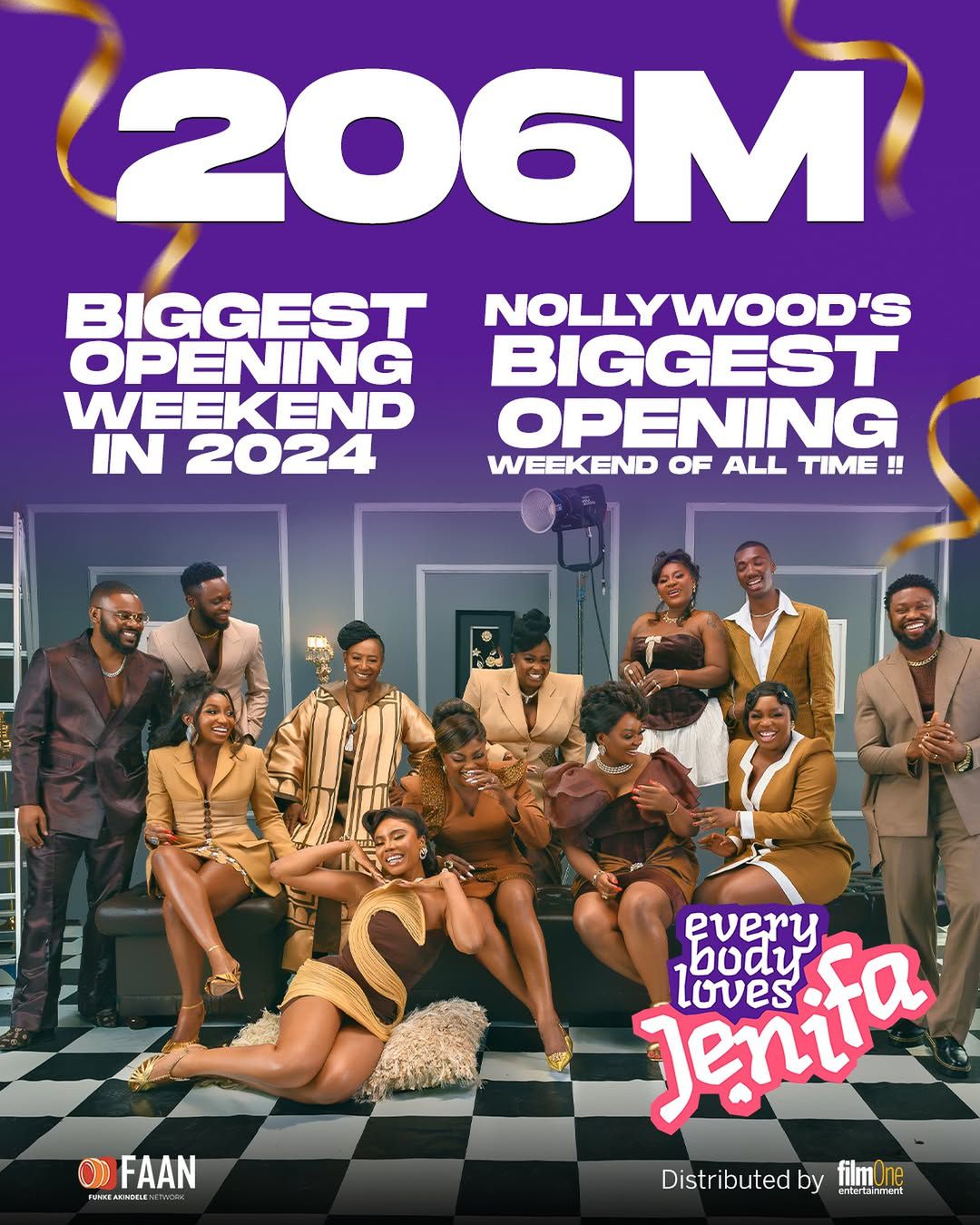  Funke Akindele’s ‘Everybody Loves Jenifa’ shatters box-office records with ₦206 million in its opening weekend