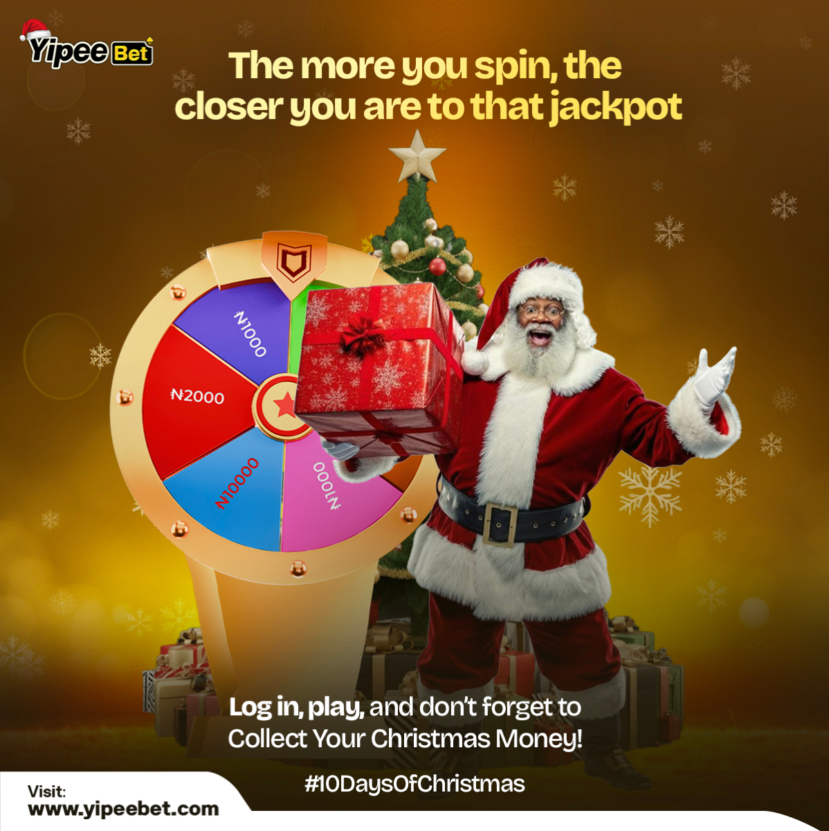 Don’t Just Dream – Play, Win, and Celebrate This Christmas with YipeeBet