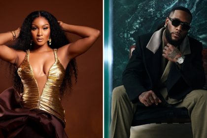 Osas Ighodaro and Burna Boy join forces for a movie collaboration