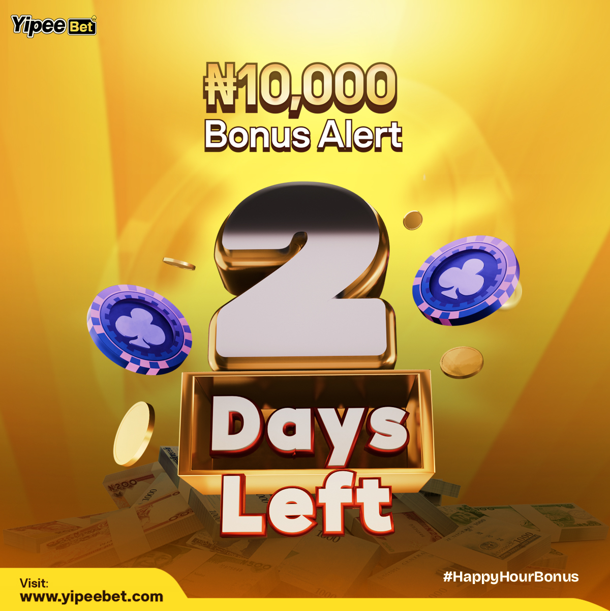 YipeeBet Happy Hour is Wrapping Up – Don’t Miss Your Last Chance to Win Big!