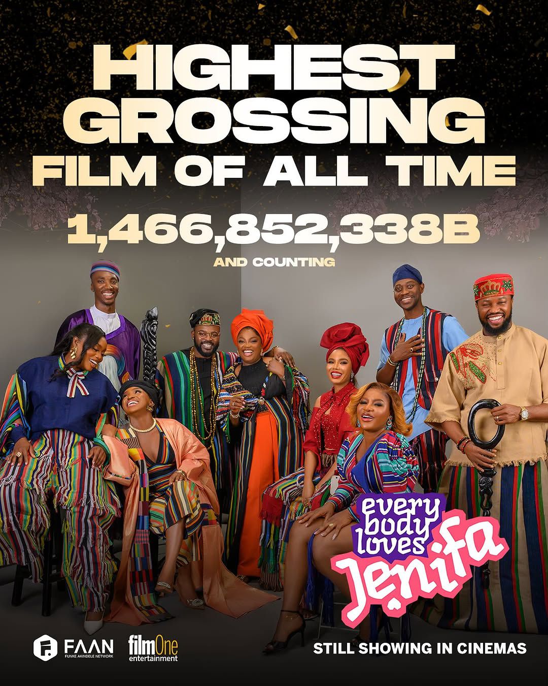 'Everybody Loves Jenifa' officially becomes the highest-grossing Nollywood movie of all time