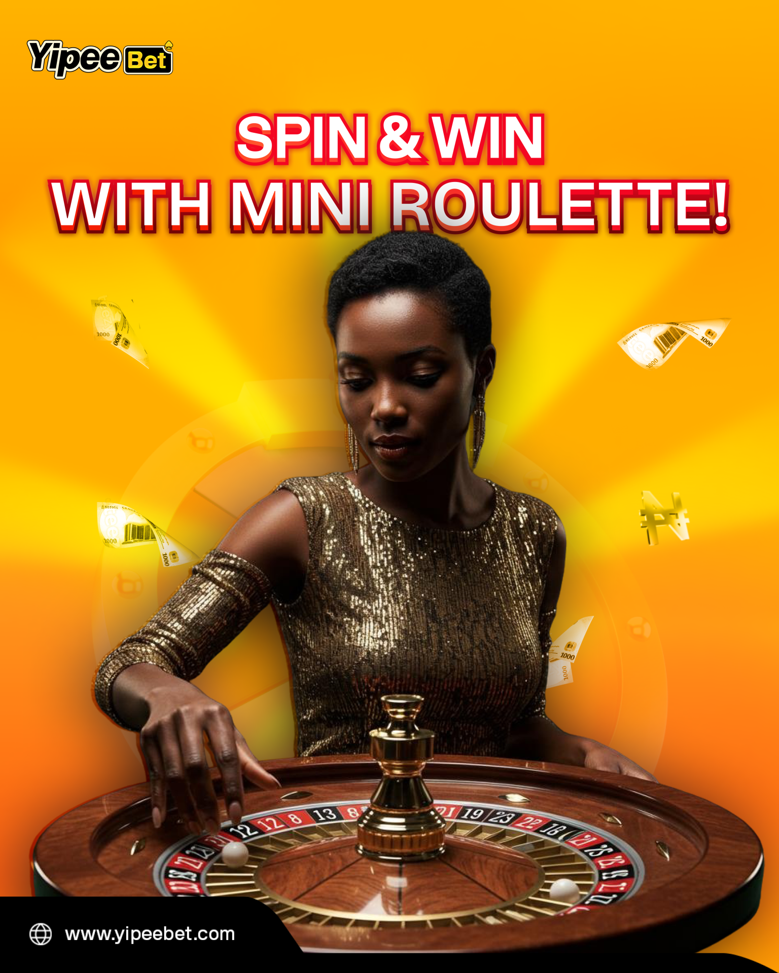 ₦1,000 to ₦500,000? It’s Possible! Play Mini Roulette & Win Big With YipeeBet!